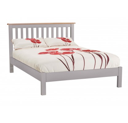 Diamond Grey Painted Double Bed